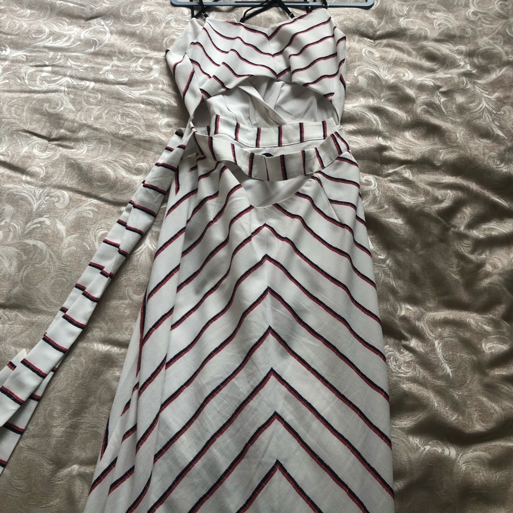 Adelyn Rae Striped Midi Dress - Picture 6 of 8